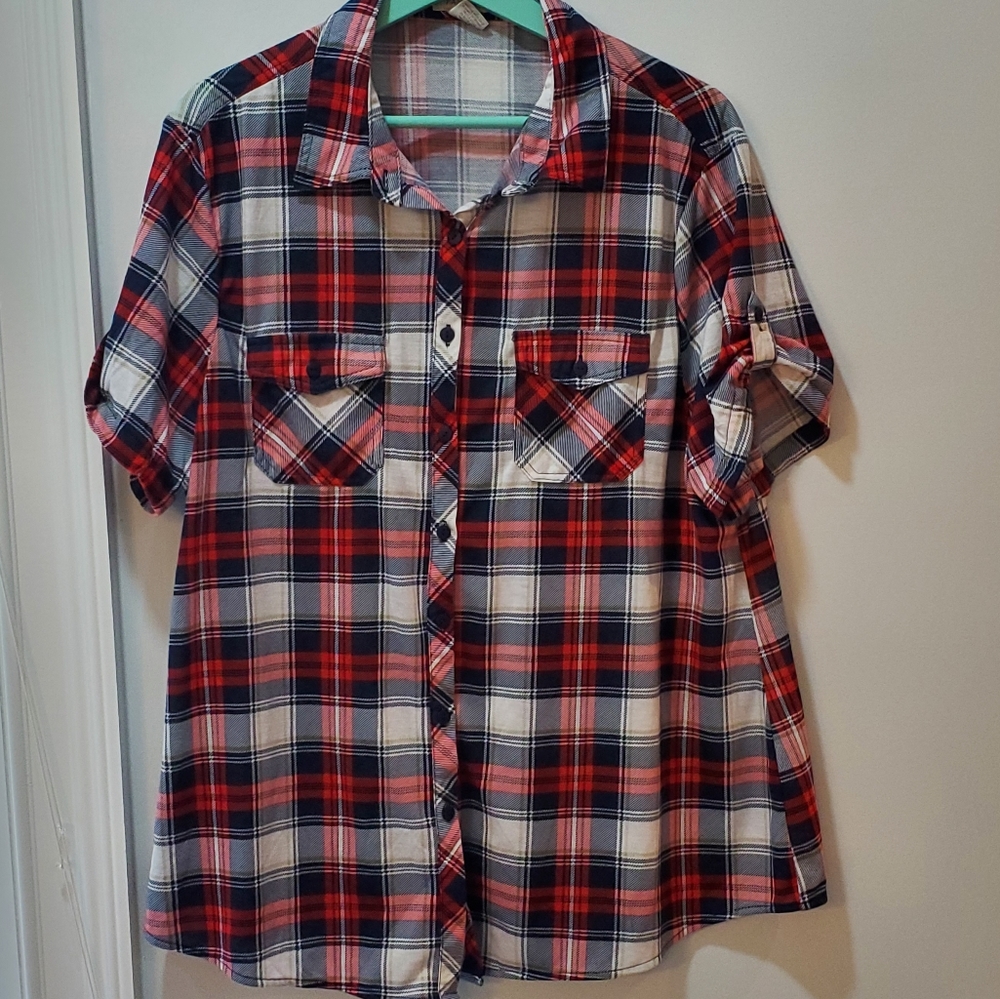 Passport Plaid Button Up
